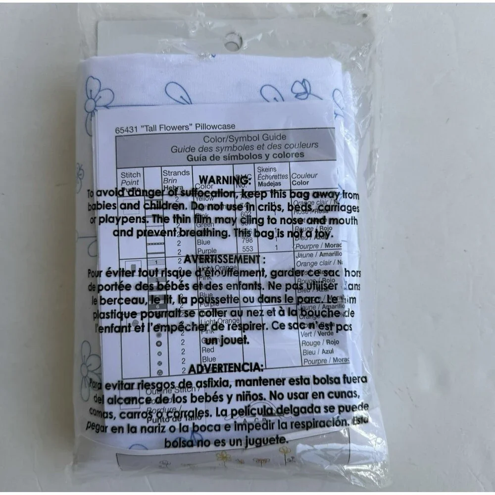 Bucilla stamped embroidery